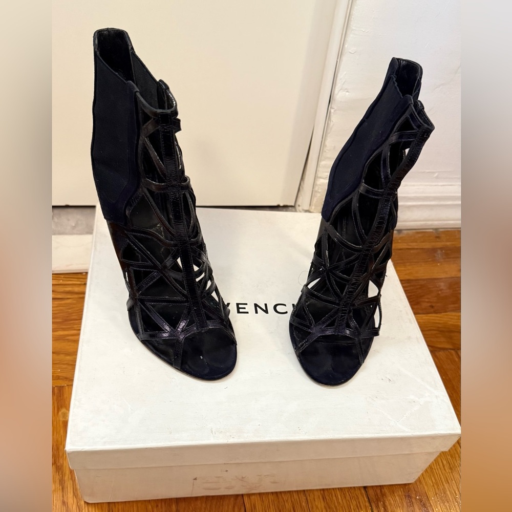 Givenchy Black Heeled Boots